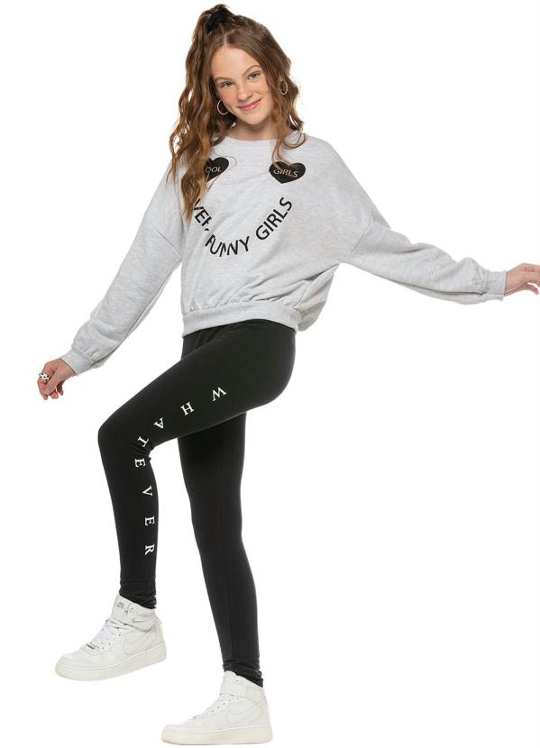 Conjunto Teen Feminino Casaco + Legging Amora - Conjunto Infantil -  Magazine Luiza