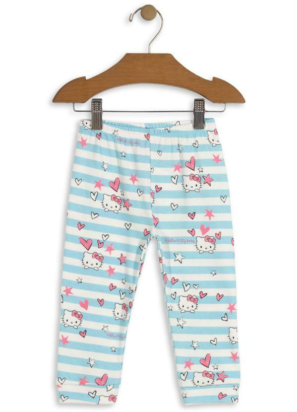 Hello Kitty - Calça Azul Hello Kitty Babies