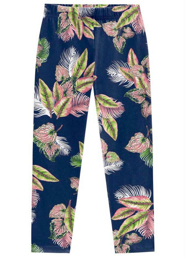 Brandili - Calça Legging Azul Marinho