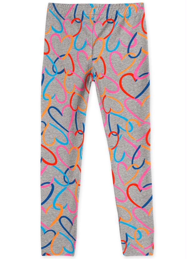 Calça Legging Infantil Menina em Malha Básica