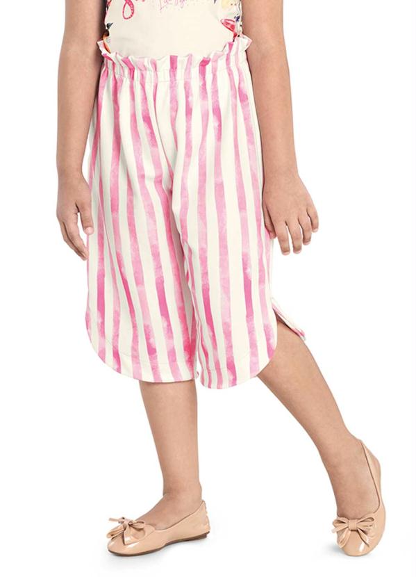 Trick Nick - Calça Pantacourt Trick Nick Rosa 1