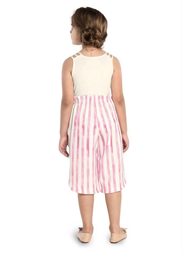 Trick Nick - Calça Pantacourt Trick Nick Rosa 4