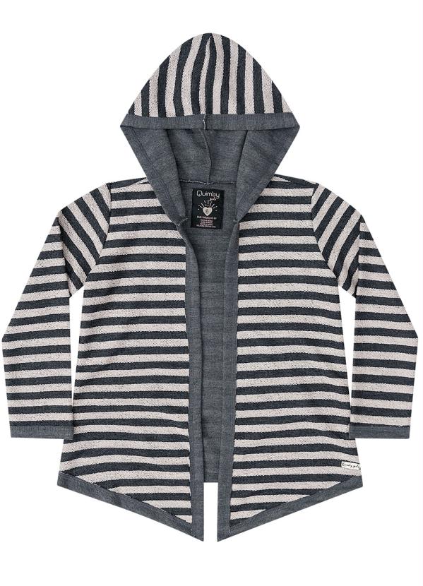 Quimby - Casaco com Capuz Infantil Preto Quimby