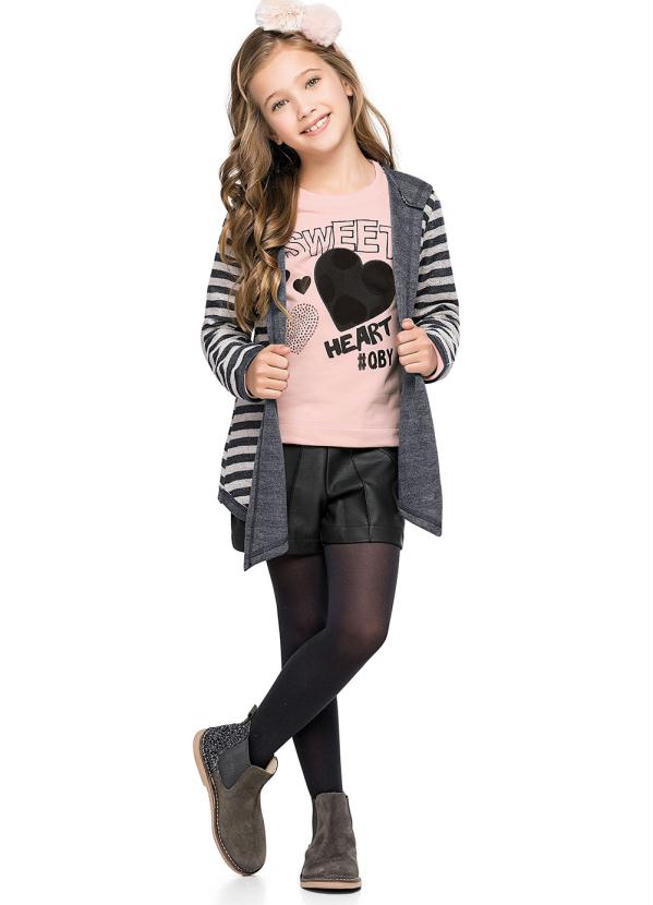 Quimby - Casaco com Capuz Infantil Preto Quimby 3