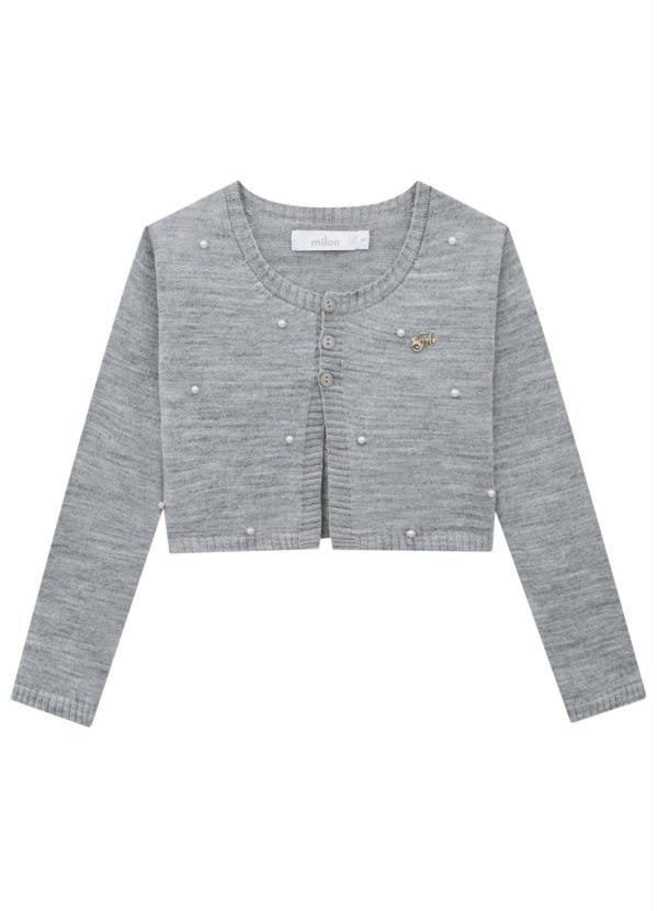 Milon - Bolero Infantil Feminino Mescla