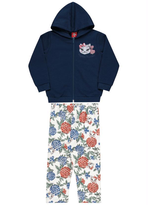 Bee Loop - Conjunto Bebê Jaqueta e Calça Azul