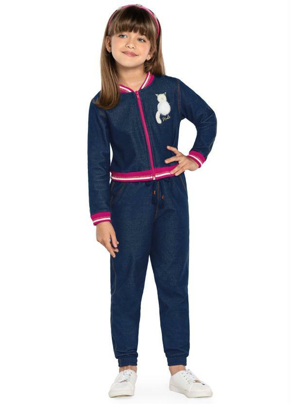 Trick Nick - Conjunto Infantil Calça Jogger Azul