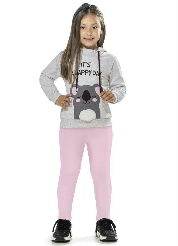 Trick Nick - Conjunto Infantil Feminino Cinza
