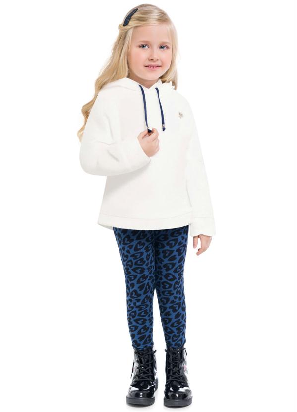 Milon - Conjunto Infantil Feminino Off White