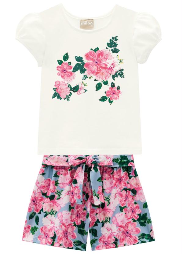 Milon - Conjunto Infantil Feminino Off White 2