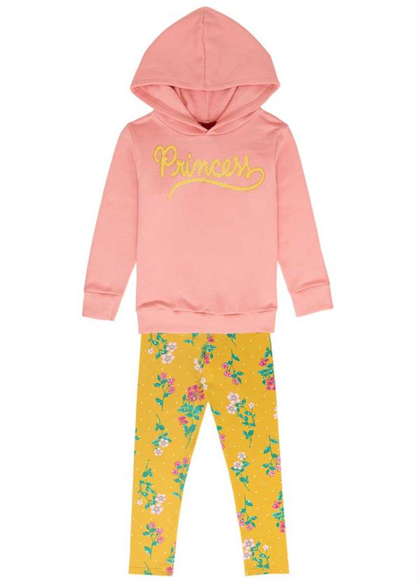 Kyly - Conjunto Infantil Feminino Rosa