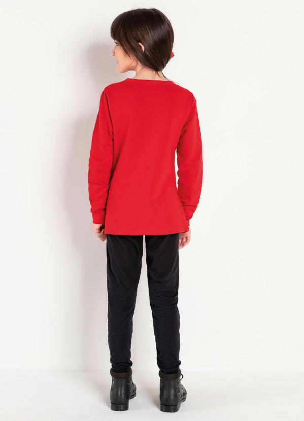 Outlet - Conjunto Infantil Vermelho/Preto 2