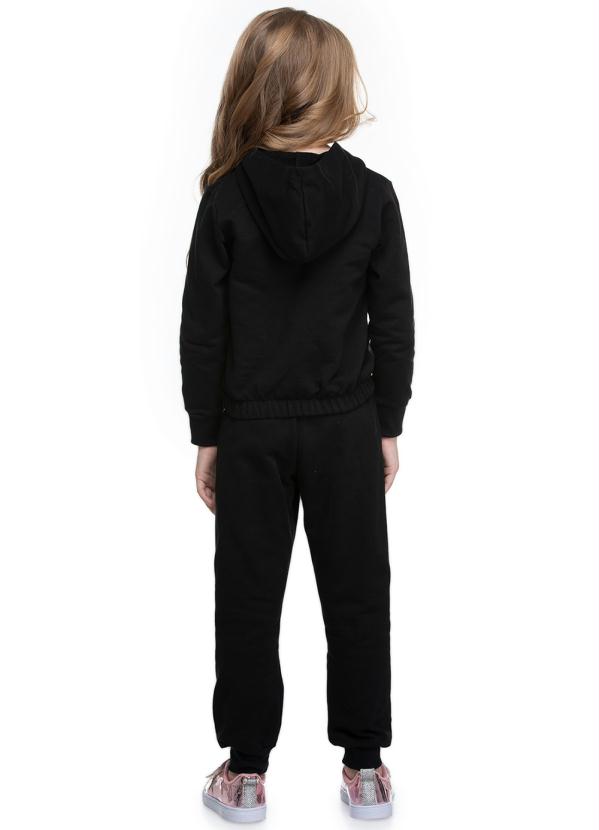 Trick Nick - Conjunto Jaqueta com Capuz e Calca Preto 2