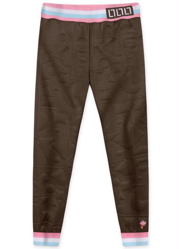 Lilica Ripilica - Conjunto Longo Moletom Menina Marrom 7