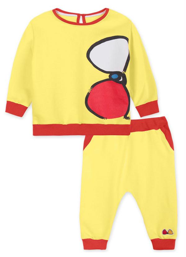 Lilica Ripilica - Conjunto Menina Antiviral Amarelo