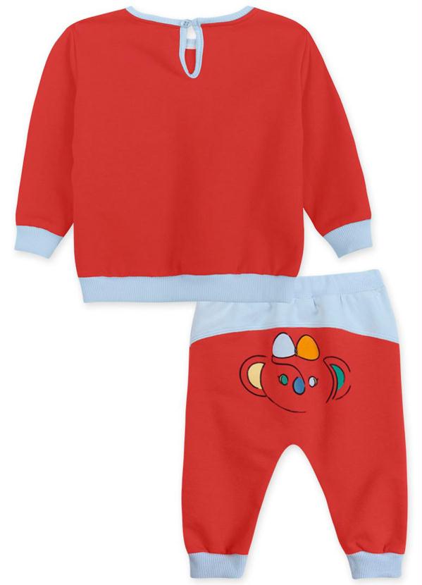 Lilica Ripilica - Conjunto Menina Antiviral Vermelho 2