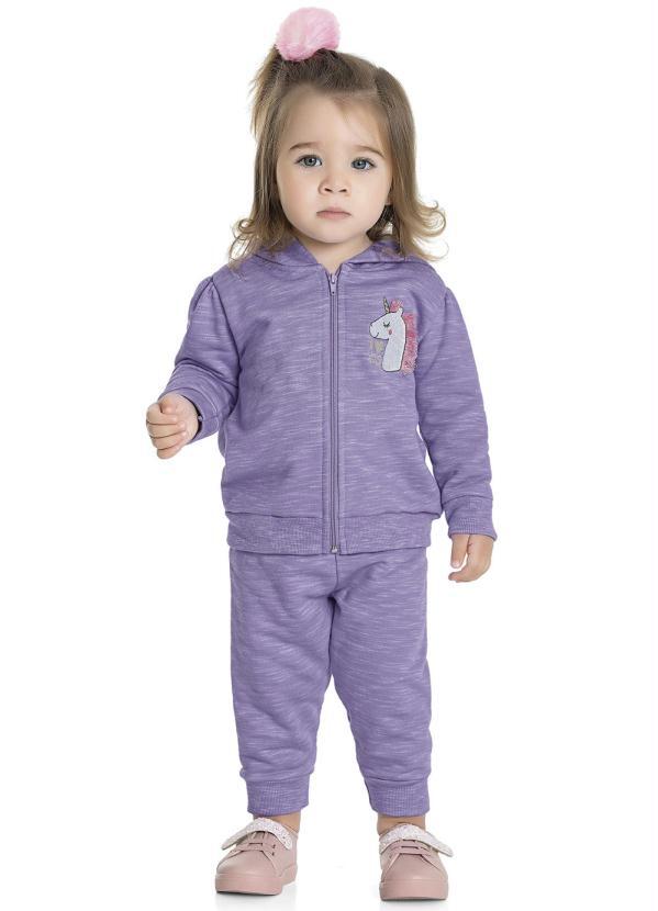 Fakini Kids - Conjunto Unicórnio Roxo