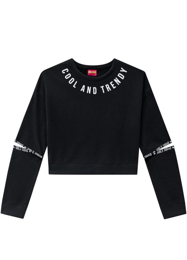 Amora - Conjunto Blusa e Short Preto 2