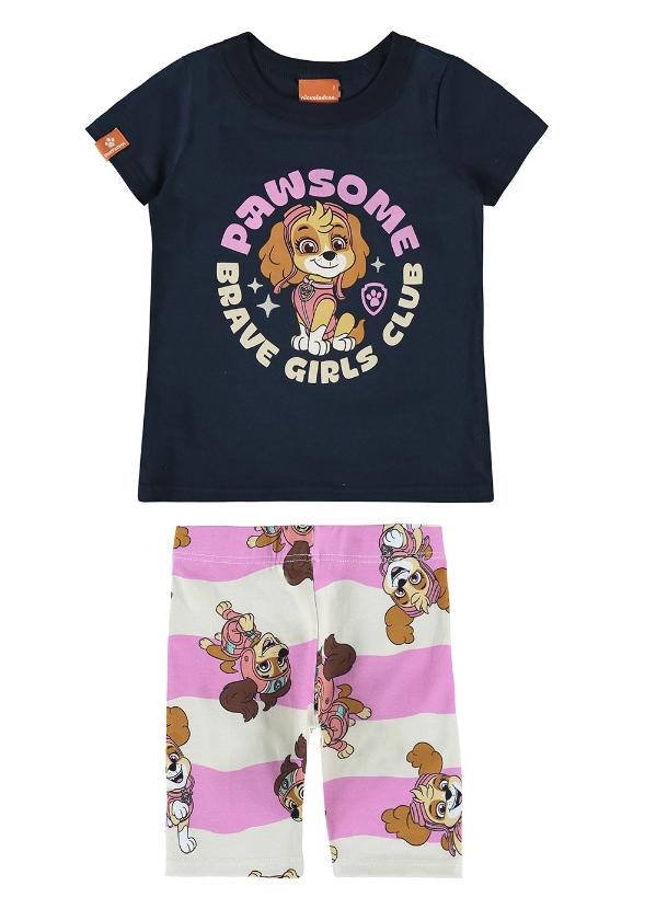 Malwee Kids - Conjunto Azul Marinho Skye® Menina