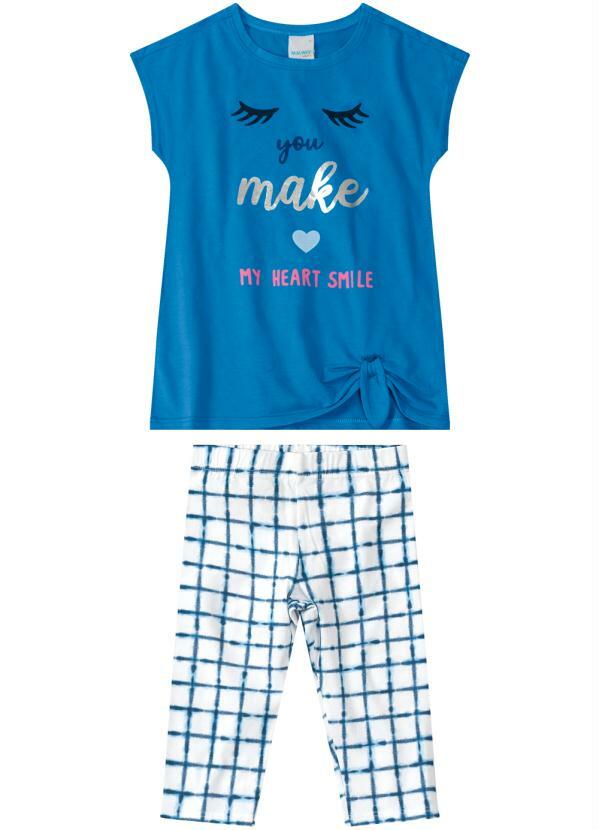 Malwee Kids - Conjunto Azul You Make Menina