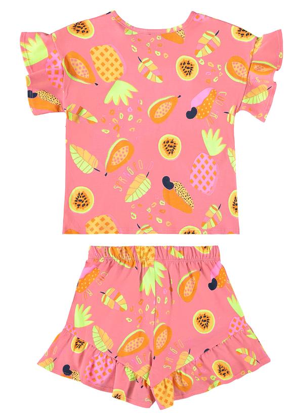 Bee Loop - Conjunto Blusa e Short para Menina Rosa 2