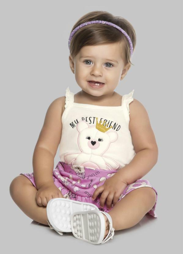Trick Nick - Conjunto Body com Saia Best Rosa