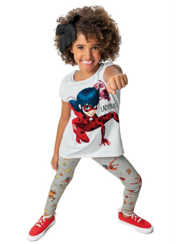 Malwee Kids - Conjunto Branca Ladybug®