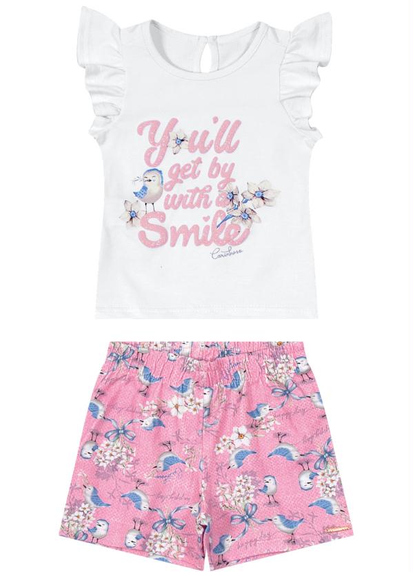 Carinhoso - Conjunto Branca You'Ll Get By With a Smile