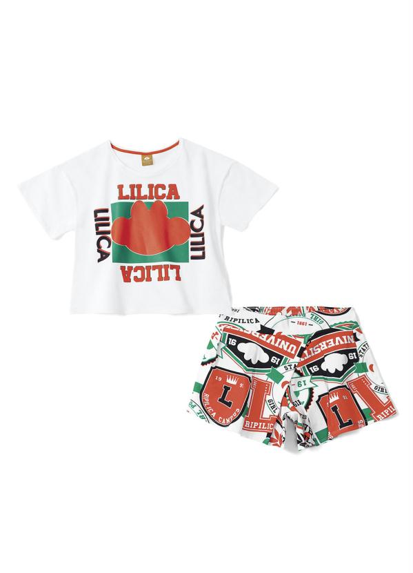 Lilica Ripilica - Conjunto Branco Menina