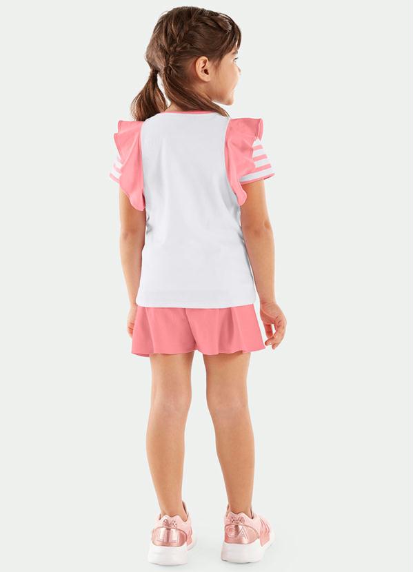 Lilica Ripilica - Conjunto Curto Infantil Feminino Branco 2
