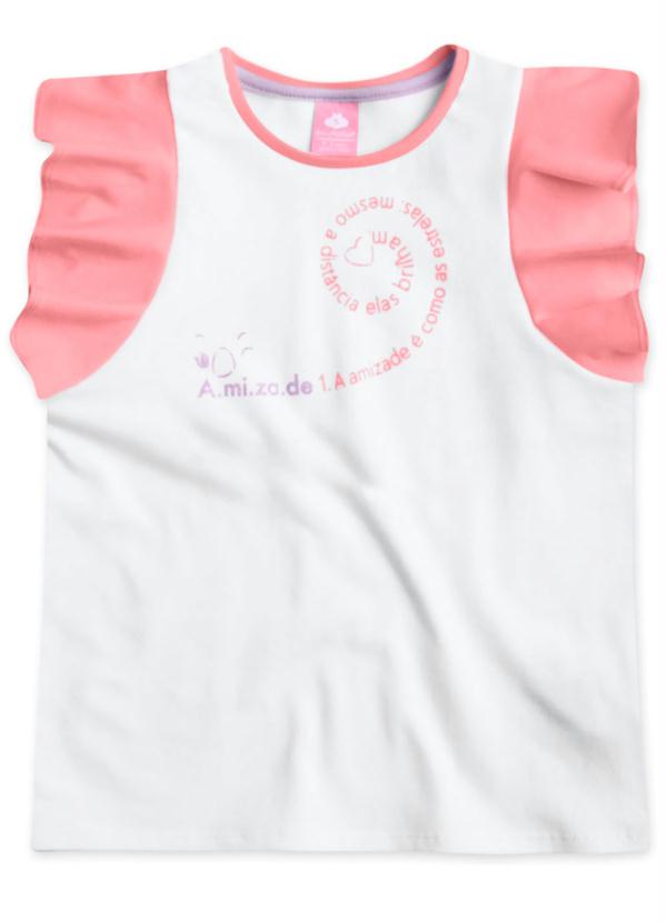 Lilica Ripilica - Conjunto Curto Infantil Feminino Branco 5