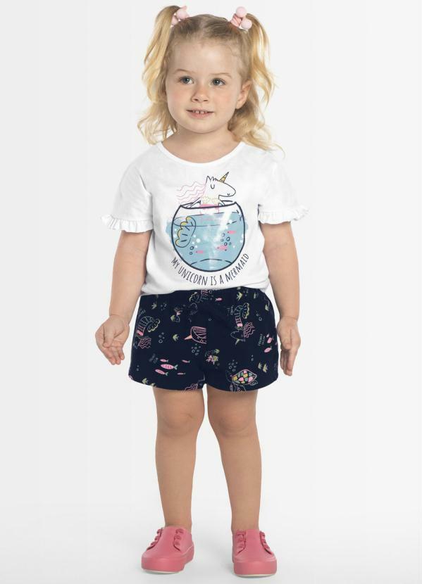 Rovi Kids - Conjunto Infantil Aquário Branco