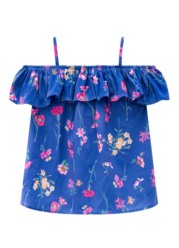 Milon - Conjunto Infantil Feminino Azul 3