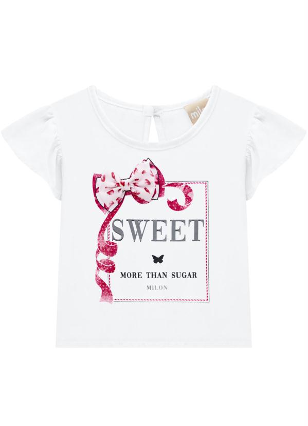 Milon - Conjunto Infantil Feminino Branco 3