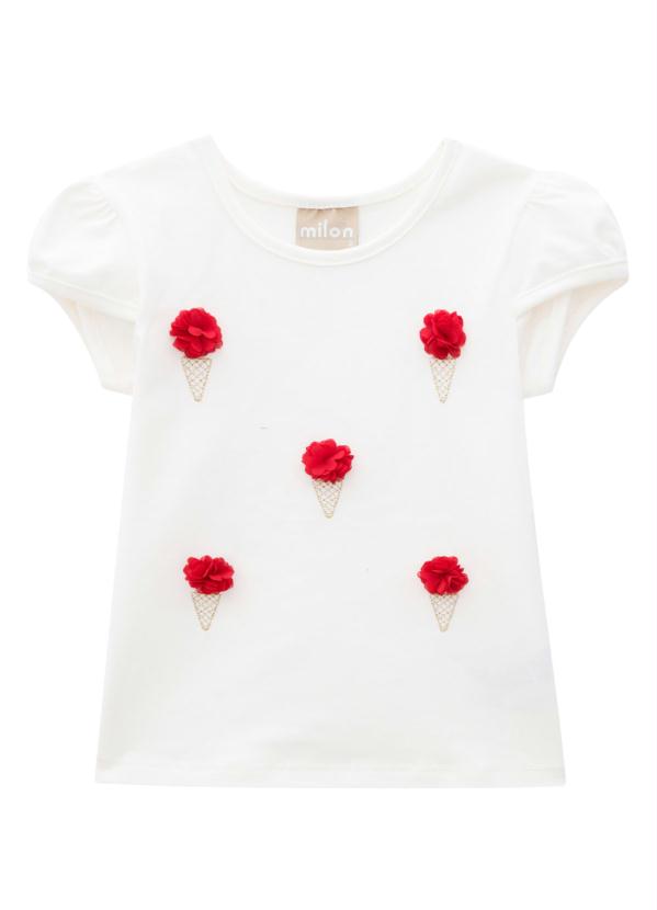 Milon - Conjunto Infantil Feminino Off White 2