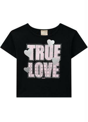 Milon - Conjunto Infantil Feminino Preto - MILON