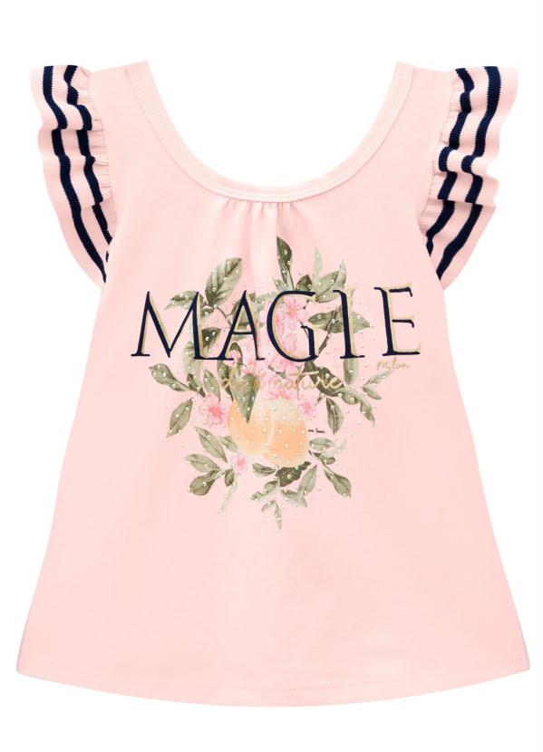 Milon - Conjunto Infantil Feminino Rosa 2