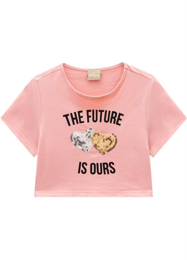 Milon - Conjunto Infantil Feminino Rosa 2