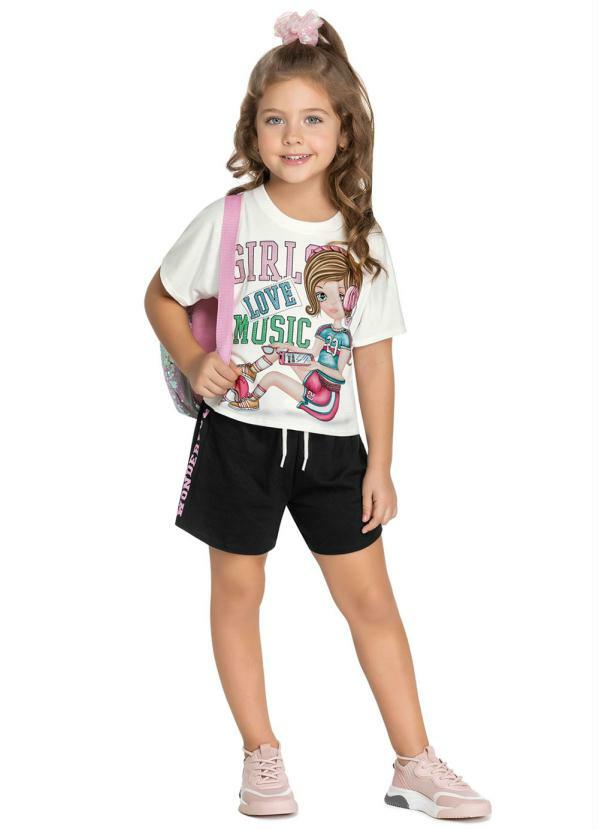Trick Nick - Conjunto Infantil Feminino Skate Azul