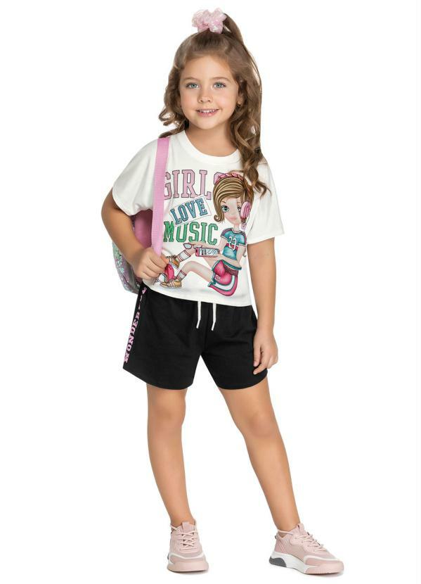 Trick Nick - Conjunto Infantil Feminino Skate Azul