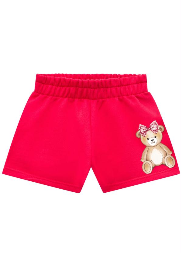 Kyly - Conjunto Infantil Feminino Vermelho 3