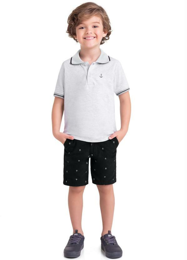 Milon - Conjunto Infantil Masculino Mescla