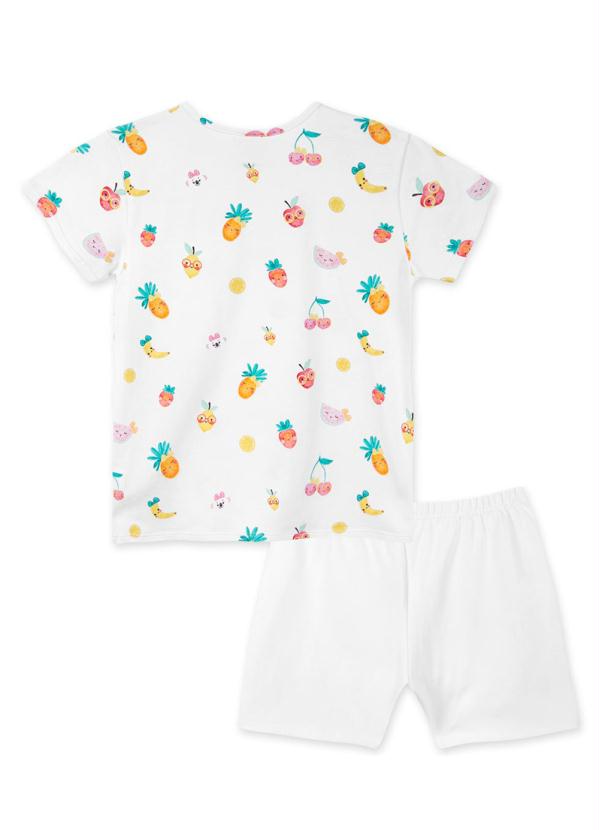 Lilica Ripilica - Conjunto Infantil Menina Branco 2