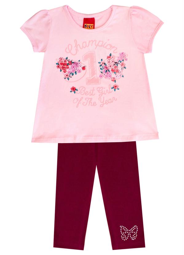 Kyly - Conjunto Infantil Rosa Kyly 1