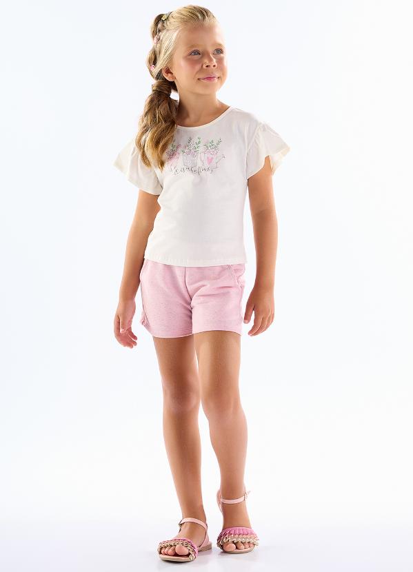 Pulla Bulla - Conjunto Meia Malha Bege