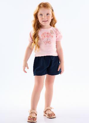 Pulla Bulla - Conjunto Meia Malha Rosa - PULLA BULLA