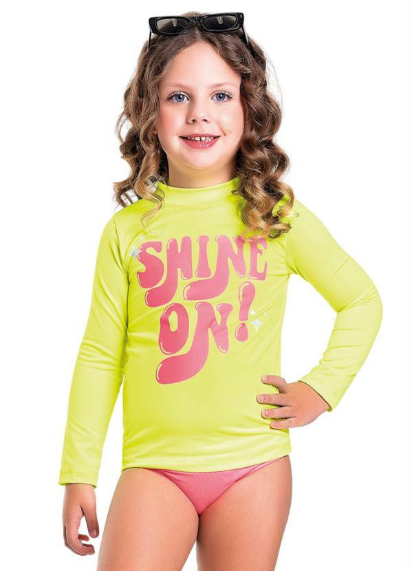 Fakini Kids - Conjunto Menina Praia Amarelo