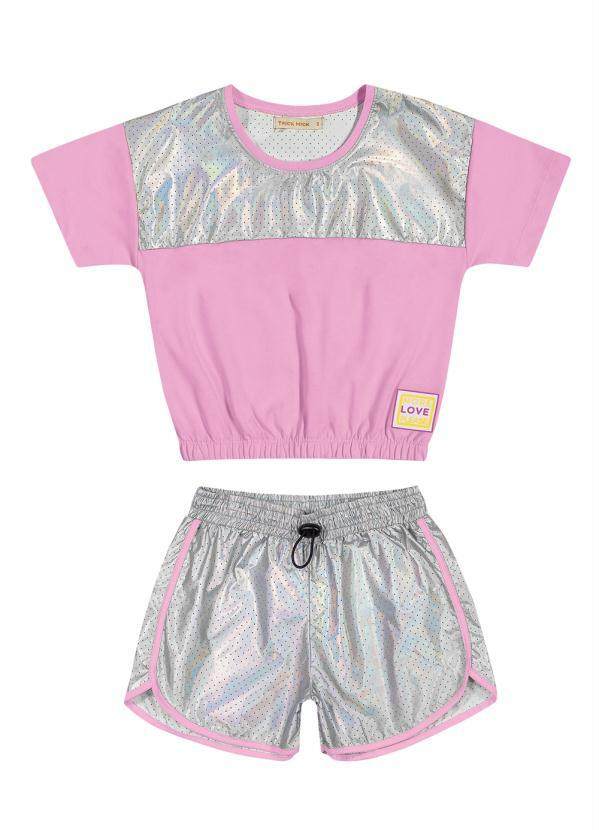 Trick Nick - Conjunto Prata Infantil Rosa