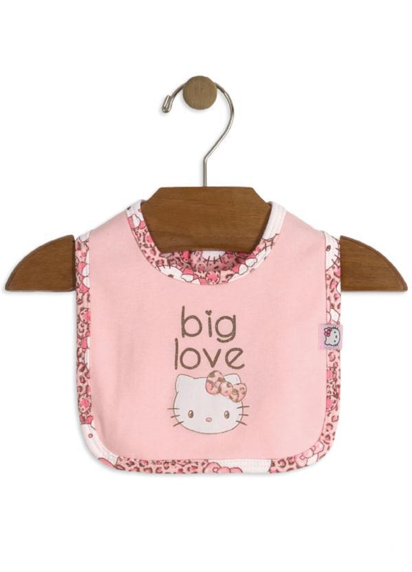 Hello Kitty - Babador Infantil Menina Rosa Hello Kitty