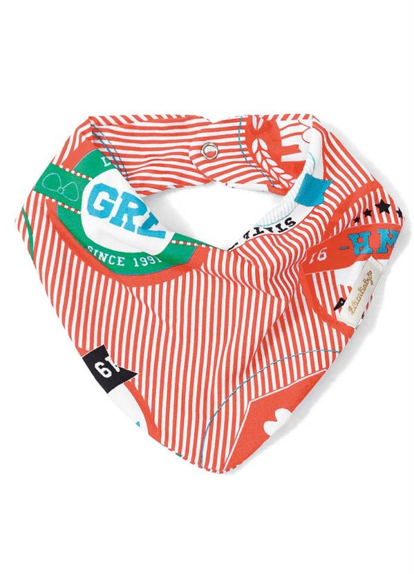 Lilica Ripilica - Babador Vermelho Bebê Menina